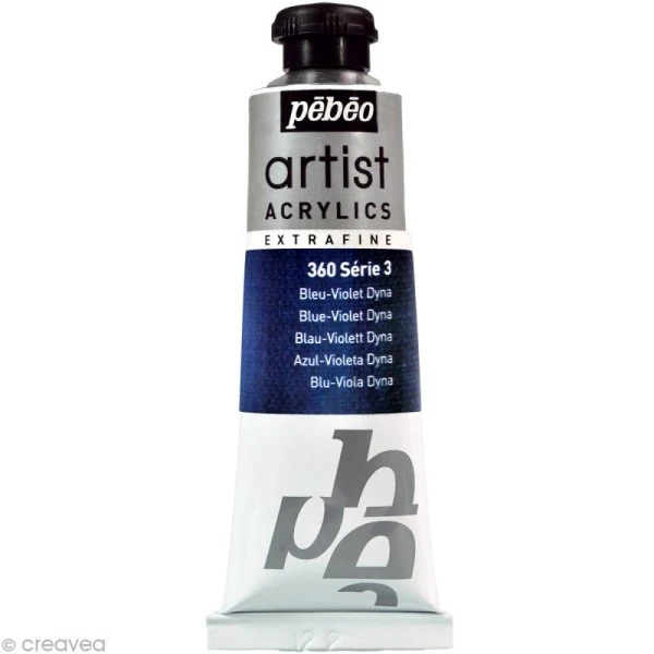 Pébéo Peinture Artist Acrylics Pébéo Peinture Artist Acrylics - Dyna Bleu Violet 37 Ml 3 Pébéo Peinture Artist Acrylics Pébéo Peinture Artist Acrylics - Dyna Bleu Violet 37 Ml
