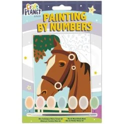 Docrafts Papermania Peinture Numéro Peinture Au Numéro Pour Enfant - Cheval - 17,5 X 12,5 Cm