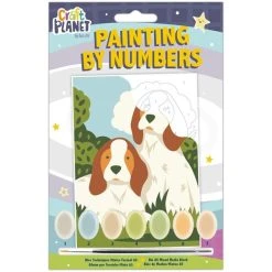 Docrafts Papermania Peinture Numéro Peinture Au Numéro Pour Enfant - Chiots - 17,5 X 12,5 Cm