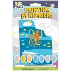 Docrafts Papermania Peinture Numéro Peinture Au Numéro Pour Enfant - Fonds Marins - 17,5 X 12,5 Cm
