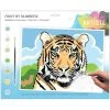 Docrafts Papermania Peinture Numéro Peinture Au Numéro - Tigre - 39,5 X 29,5 Cm -Creavea Shop peinture au numero tigre 395 x 295 cm p