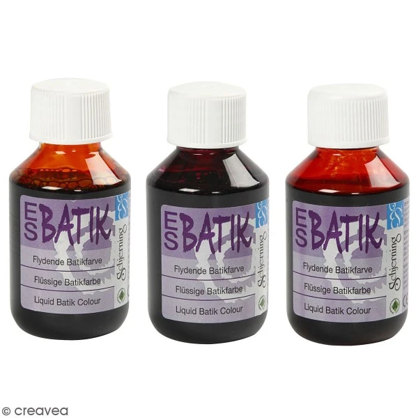 Creativ Company Teinture Coton Peinture Batik Pour Textiles - Différentes Couleurs - 100 Ml 1 Creativ Company Teinture Coton Peinture Batik Pour Textiles - Différentes Couleurs - 100 Ml