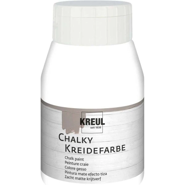 Peinture craie "Chalky" - 500 ml - Snow White - C. Kreul Peinture Effet Craie Peinture Craie "Chalky" - 500 Ml - Snow White - C. Kreul -Creavea Shop peinture craie chalky 500 ml snow white c kreul p