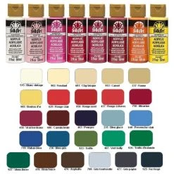 Artif Peinture Acrylique Basic Acryl Peinture Crémeuse Folkart Acrylique, Flacon De 59 Ml, Pour Bois, Carton, Plâtre Etc