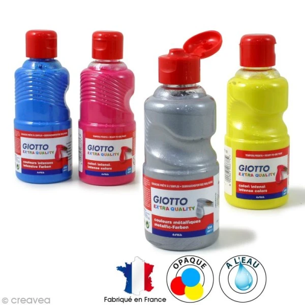 Gouache Liquide Enfant Peinture Gouache Pailletée GIOTTO - 250 Ml 3 Gouache Liquide Enfant Peinture Gouache Pailletée GIOTTO - 250 Ml