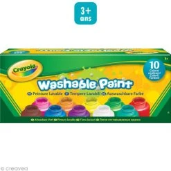 Kit De Gouache Peinture Lavable - Crayola X 10