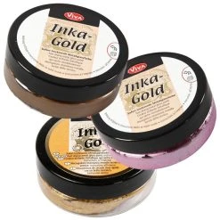 Viva Decor Peinture Acrylique Métallisée Peinture Métallique Inka-Gold - 50 Ml - Plusieurs Coloris Disponibles