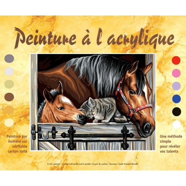 OZ International Peinture Numéro Adulte - Un Trio En Or 4 OZ International Peinture Numéro Adulte - Un Trio En Or – Image 2