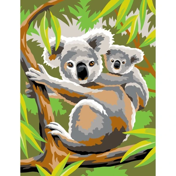 OZ International Peinture Numéro Peinture Par Numéros - Koala - 22,5 X 30,2 Cm 4 OZ International Peinture Numéro Peinture Par Numéros - Koala - 22,5 X 30,2 Cm – Image 2