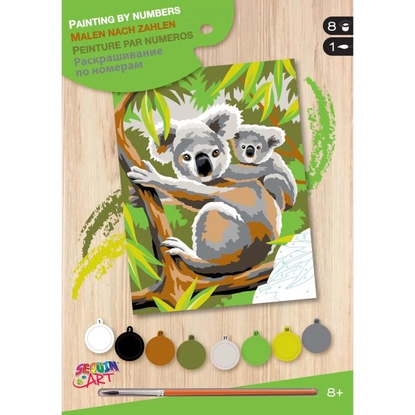 OZ International Peinture Numéro Peinture Par Numéros - Koala - 22,5 X 30,2 Cm 3 OZ International Peinture Numéro Peinture Par Numéros - Koala - 22,5 X 30,2 Cm