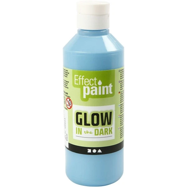 Creativ Company Peinture Phosphorescente - Bleu Clair - 250 Ml 3 Creativ Company Peinture Phosphorescente - Bleu Clair - 250 Ml