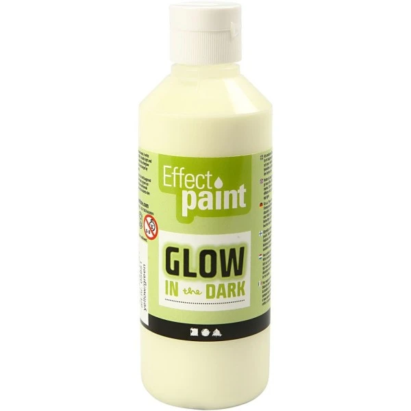 Creativ Company Peinture Phosphorescente - Jaune - 250 Ml 3 Creativ Company Peinture Phosphorescente - Jaune - 250 Ml