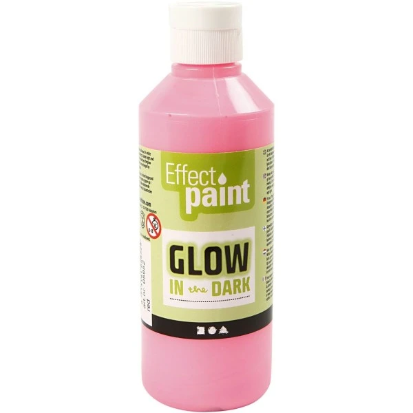 Creativ Company Peinture Phosphorescente - Rouge Clair - 250 Ml 3 Creativ Company Peinture Phosphorescente - Rouge Clair - 250 Ml
