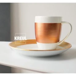 KREUL Peinture Porcelaine Peinture Pour Porcelaine ''Glass & Porcelain'' Métallisé