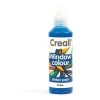 Kit Peinture Peinture Repositionnable Pour Vitres Creall Glass 80 Ml - Bleu Foncé -Creavea Shop peinture repositionnable pour vitres creall glass 80 ml bleu fonce p