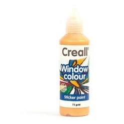 Kit Peinture Peinture Repositionnable Pour Vitres Creall Glass 80 Ml - Doré