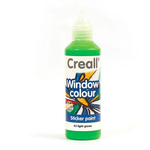 Kit Peinture Peinture Repositionnable Pour Vitres Creall Glass 80 Ml - Vert Clair 3 Kit Peinture Peinture Repositionnable Pour Vitres Creall Glass 80 Ml - Vert Clair