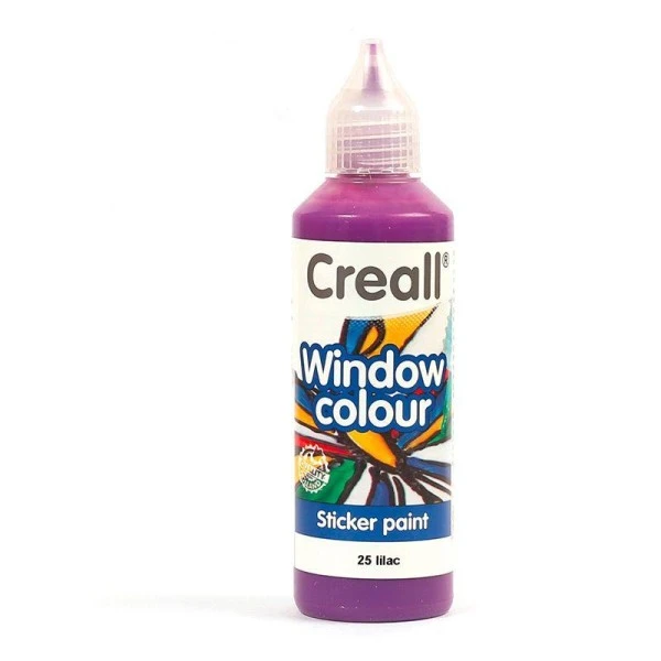 Kit Peinture Peinture Repositionnable Pour Vitres Creall Glass 80 Ml - Violet 3 Kit Peinture Peinture Repositionnable Pour Vitres Creall Glass 80 Ml - Violet