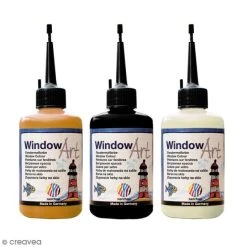 Nerchau Peinture Window Color Peinture Sur Fenêtre - Window Art Contour Liner - 80 Ml