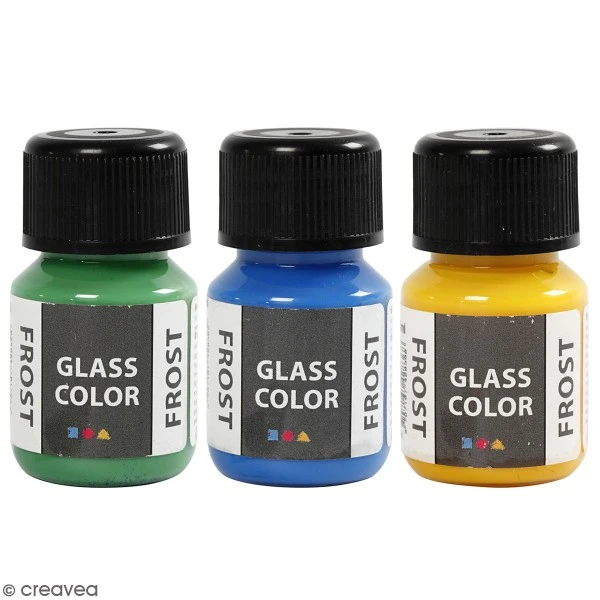Creativ Company Peinture Verre Peinture Sur Verre A-Color Glass - Plusieurs Coloris à Effet Givré - 35 Ml 3 Creativ Company Peinture Verre Peinture Sur Verre A-Color Glass - Plusieurs Coloris à Effet Givré - 35 Ml