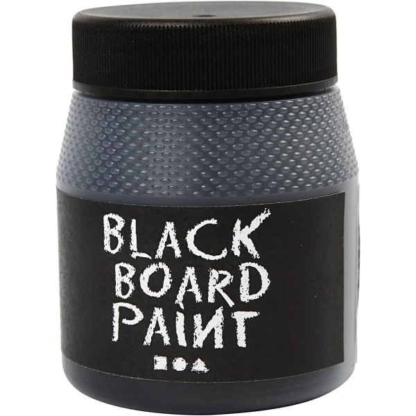 Peinture tableau ardoise - Noire - 250 ml Creativ Company Peinture Ardoise Peinture Tableau Ardoise - Noire - 250 Ml -Creavea Shop peinture tableau ardoise noire 250 ml p