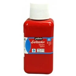 Peinture Tissu Setacolor Pébéo - Opaque - Rouge - 250 Ml