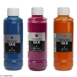 Creativ Company Peinture Pour Tissu Peinture Tissu Textil Silk - Plusieurs Coloris - 250 Ml