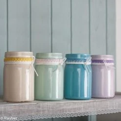 Peinture Effet Craie Peintures Chalky Finish Glass Rayher Pour Verre - 59 Ml -Creavea Shop peintures chalky finish glass rayher pour verre 59 ml p 3