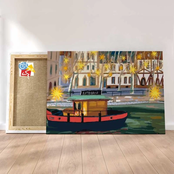 Peinture Par Numéros Peinture Numéro Péniche Sur La Seine 3 Peinture Par Numéros Peinture Numéro Péniche Sur La Seine