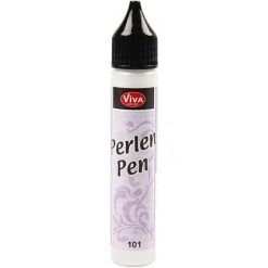 Viva Decor Peinture Acrylique Perle Pen, 25 Ml, Blanc Froid