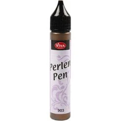 Viva Decor Peinture Acrylique Perle Pen, 25 Ml, Bronze