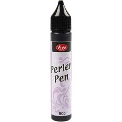 Viva Decor Peinture Acrylique Perle Pen, 25 Ml, Noir
