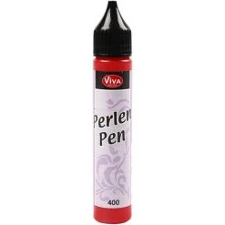 Viva Decor Peinture Acrylique Perle Pen, 25 Ml, Rouge