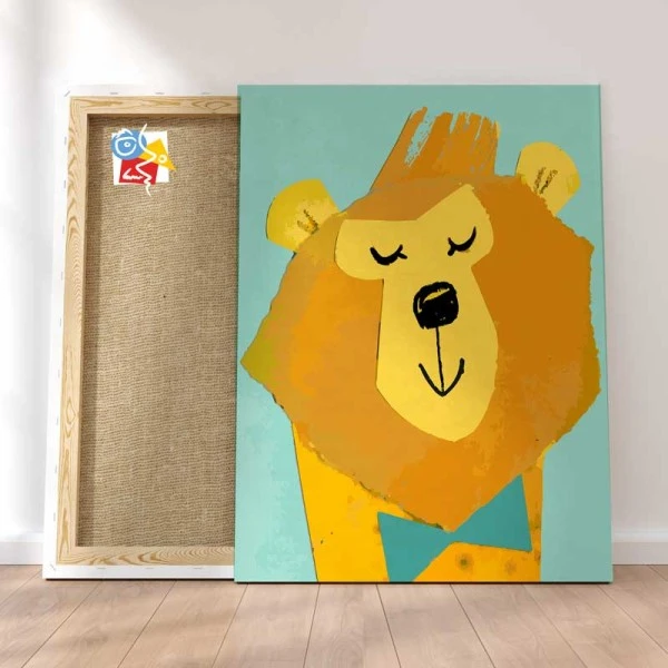 Peinture Par Numéros Peinture Numéro Petit Lion Au Noeud Papillon 3 Peinture Par Numéros Peinture Numéro Petit Lion Au Noeud Papillon