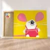Peinture Par Numéros Peinture Numéro Petite Souris Blanche
