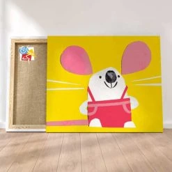 Peinture Par Numéros Peinture Numéro Petite Souris Blanche