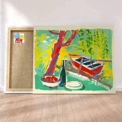 Peinture Par Numéros Peinture Numéro Pique-Nique Au Bord De La Rivière