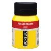 Set Peinture Acrylique Pot Peinture Acrylique 500ml Amsterdam Jaune Transparent Moyen