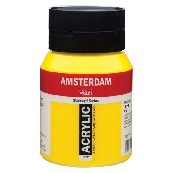 Set Peinture Acrylique Pot Peinture Acrylique 500ml Amsterdam Jaune Transparent Moyen 3 Set Peinture Acrylique Pot Peinture Acrylique 500ml Amsterdam Jaune Transparent Moyen