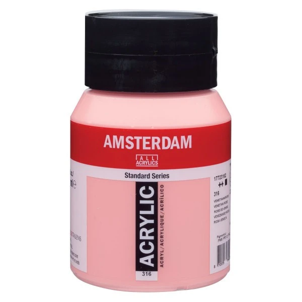 Pot peinture acrylique 500ml Amsterdam rose de Venise Set Peinture Acrylique Pot Peinture Acrylique 500ml Amsterdam Rose De Venise -Creavea Shop pot peinture acrylique 500ml amsterdam rose de venise p