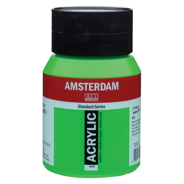 Set Peinture Acrylique Pot Peinture Acrylique 500ml Amsterdam Vert Brillant 3 Set Peinture Acrylique Pot Peinture Acrylique 500ml Amsterdam Vert Brillant