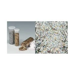 Efco Peinture Acrylique Poudre De Paillettes Hologrammes Argent Ultra Fine, 2,5 G