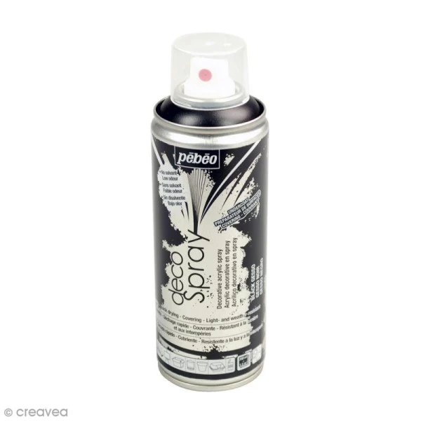 Préparateur de surfaces DecoSpray - Gesso noir - 200 ml Pébéo Peinture DecoSpray Préparateur De Surfaces DecoSpray - Gesso Noir - 200 Ml -Creavea Shop preparateur de surfaces decospray gesso noir 200 ml p