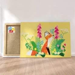 Peinture Par Numéros Peinture Numéro Promenade Printanière Du Petit Renard