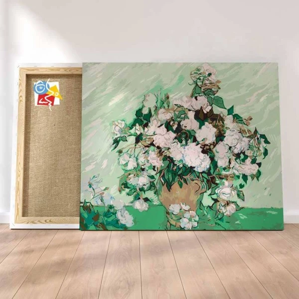 Peinture Par Numéros Peinture Numéro Roses, 1890 3 Peinture Par Numéros Peinture Numéro Roses, 1890