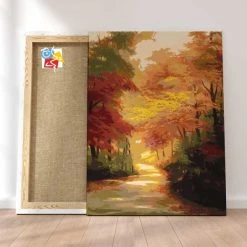 Peinture Par Numéros Peinture Numéro Route De L'Automne