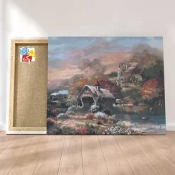 Peinture Par Numéros Peinture Numéro Ruisseau Old Mill