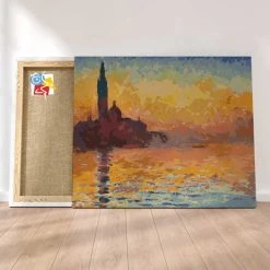 Peinture Par Numéros Peinture Numéro Saint-Georges Majeur Au Crépuscule