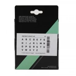 Accessoires Bombes De Peinture Set De Pochoirs 7 Cm - Alphabet N 1 - Qbix 7 Accessoires Bombes De Peinture Set De Pochoirs 7 Cm - Alphabet N 1 - Qbix -Creavea Shop set de pochoirs 7 cm alphabet n 1 qbix p 2