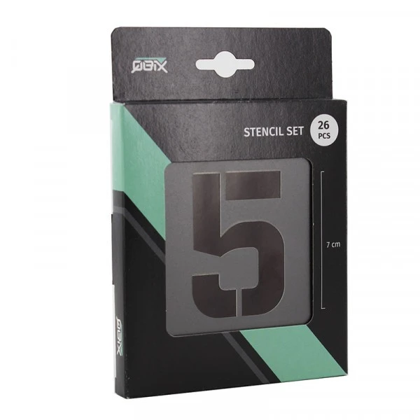 Accessoires Bombes De Peinture Set De Pochoirs 7 Cm - Chiffres Et Caractères Spéciaux N 1 - Qbix 3 Accessoires Bombes De Peinture Set De Pochoirs 7 Cm - Chiffres Et Caractères Spéciaux N 1 - Qbix